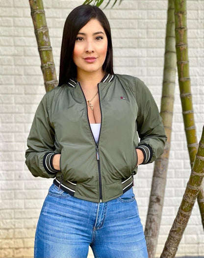 Chaqueta Tommy Clásica de Dama | chaqueta impermeable para mujer - vista 6