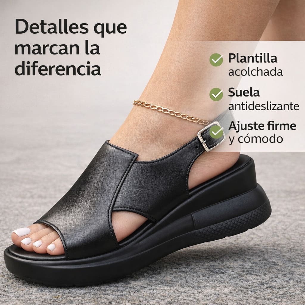 Sandalia Anatómica OrtFlex® - Caminar cómodo cambia todo tu día