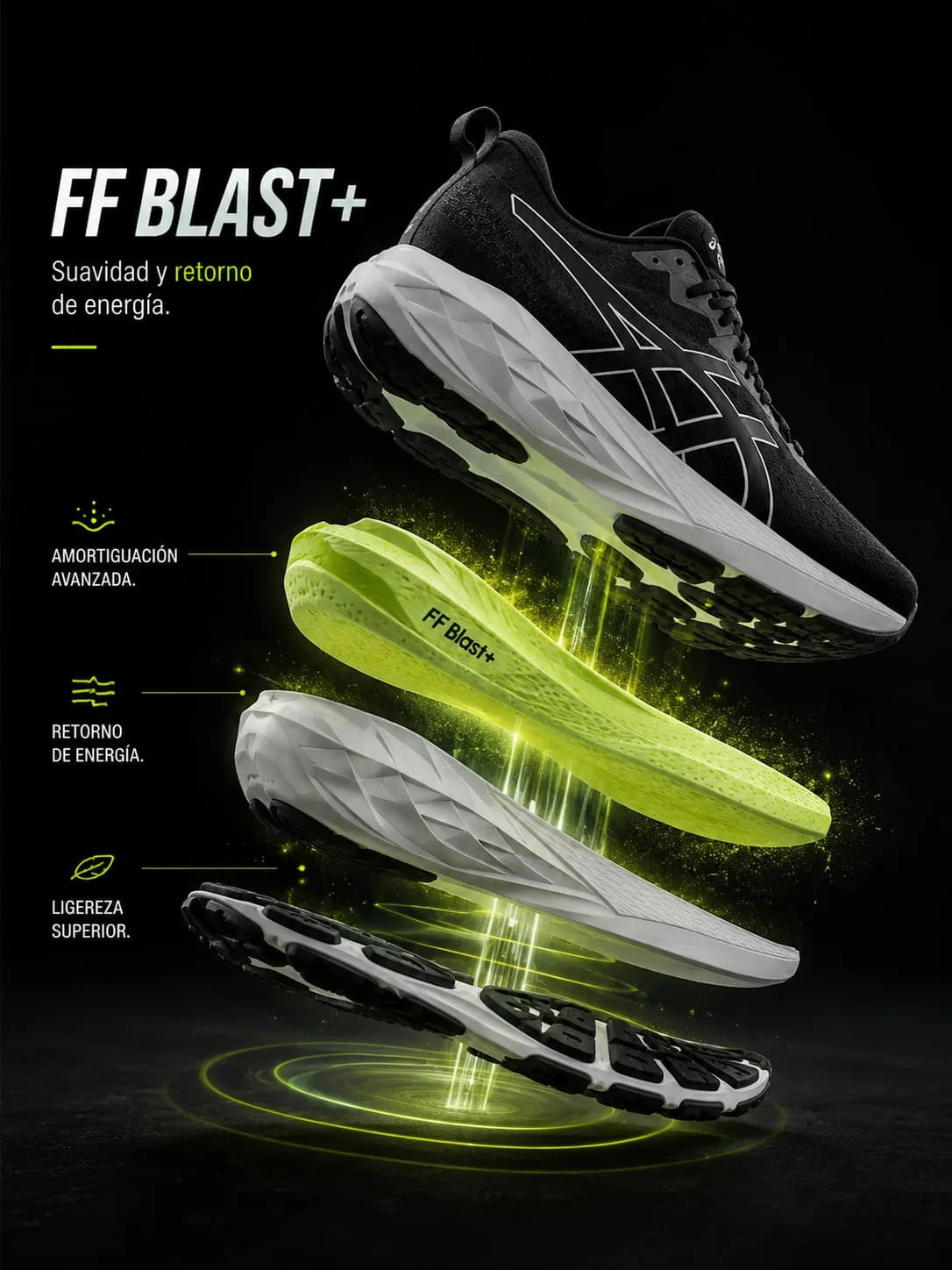 ASICS GlideRun™ - con tecnología FF BLAST+