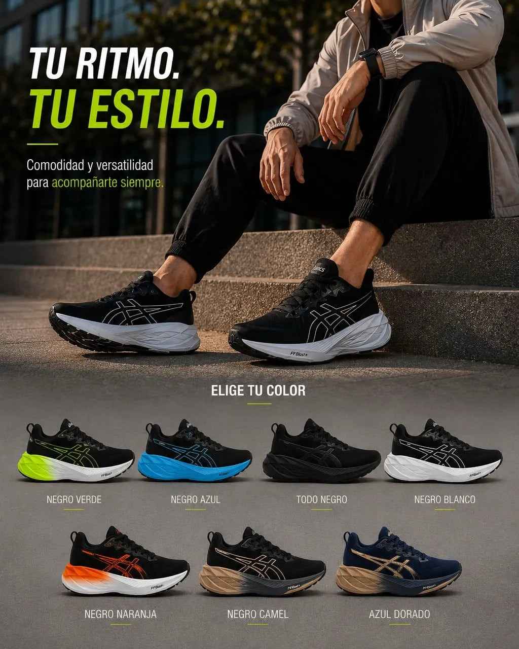 ASICS GlideRun™ - con tecnología FF BLAST+