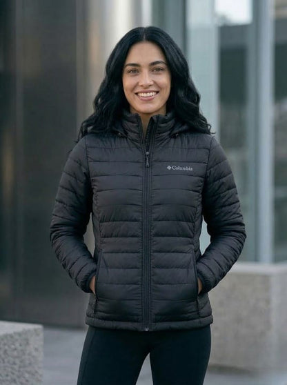 Chaqueta femenina Powder Lite™ con capucha | chaqueta para mujer - vista 4