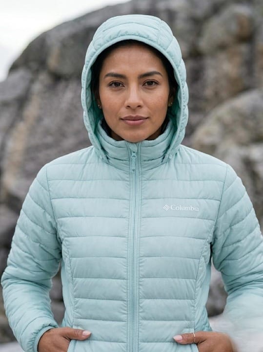 Chaqueta femenina Powder Lite™ con capucha | chaqueta para mujer - vista 3