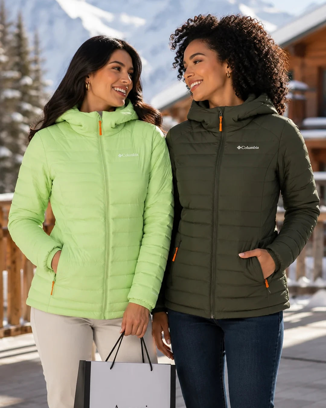 Chaqueta Columbia Powder Lite - Capucha removible