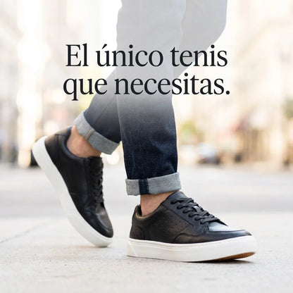 Tenis Cabrera — Cuero Legítimo, Suela Cosida Que No Se Despega
