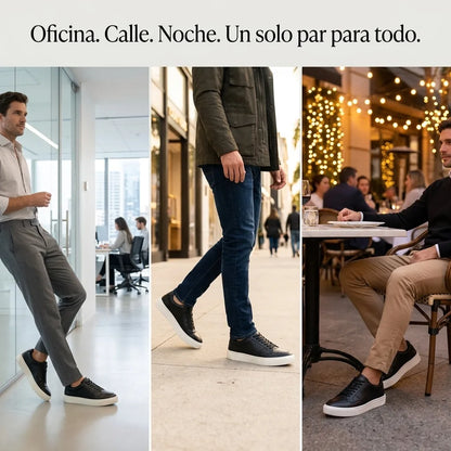 Tenis Cabrera — Cuero Legítimo, Suela Cosida Que No Se Despega
